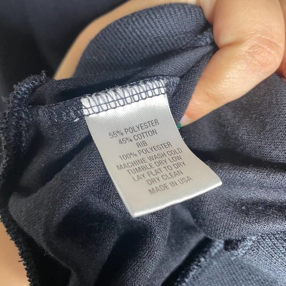 Pearl By Lela Rose Balloon Sleeve Sweater Black / Purple Size S - Picture 4 of 4